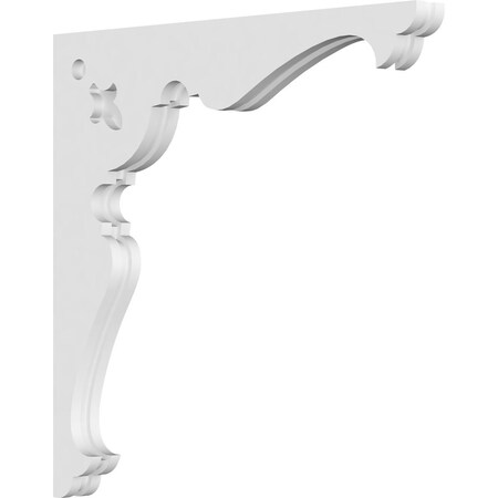 Ekena Millwork Heath Architectural Grade PVC Corbel, 1 7/8"W X 22"D X 22"H CORP01X22X22HE